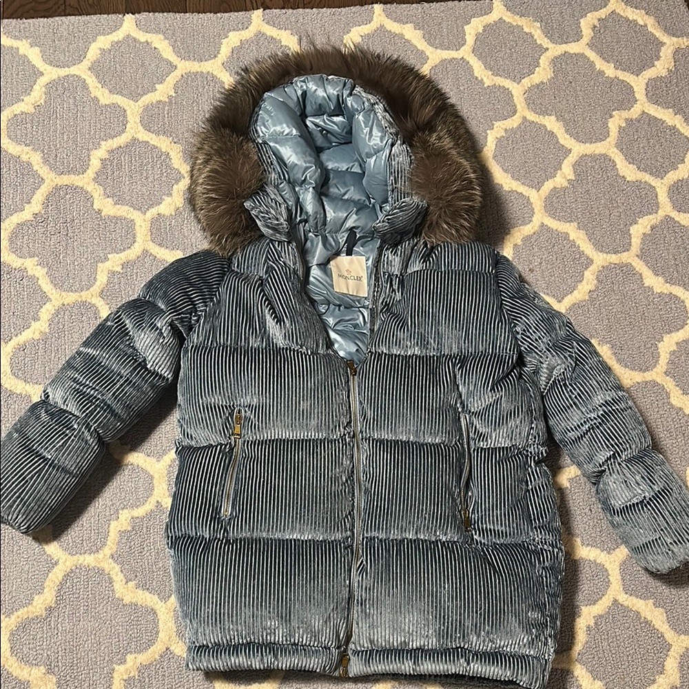 Moncler Blue Down Jacket